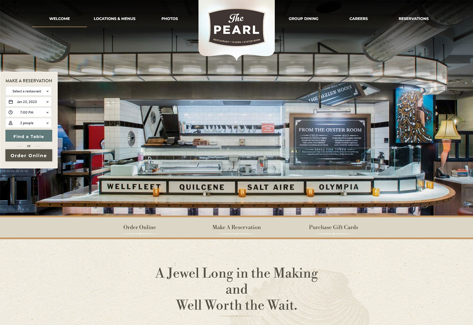 The Pearl website