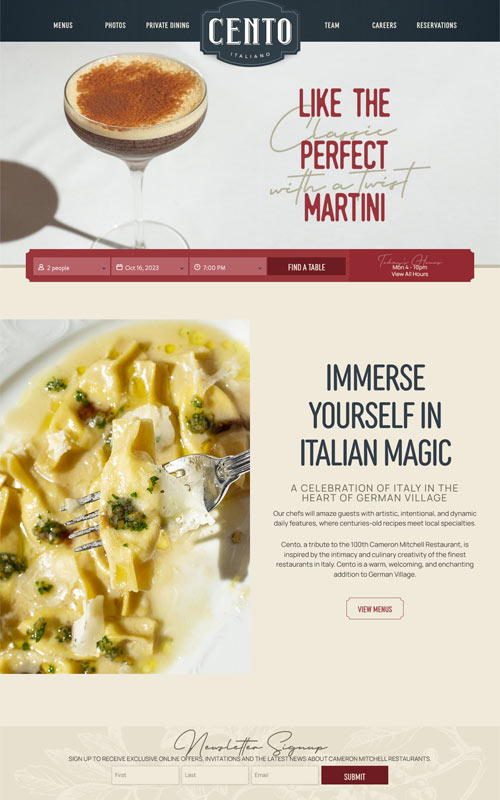 Cento website